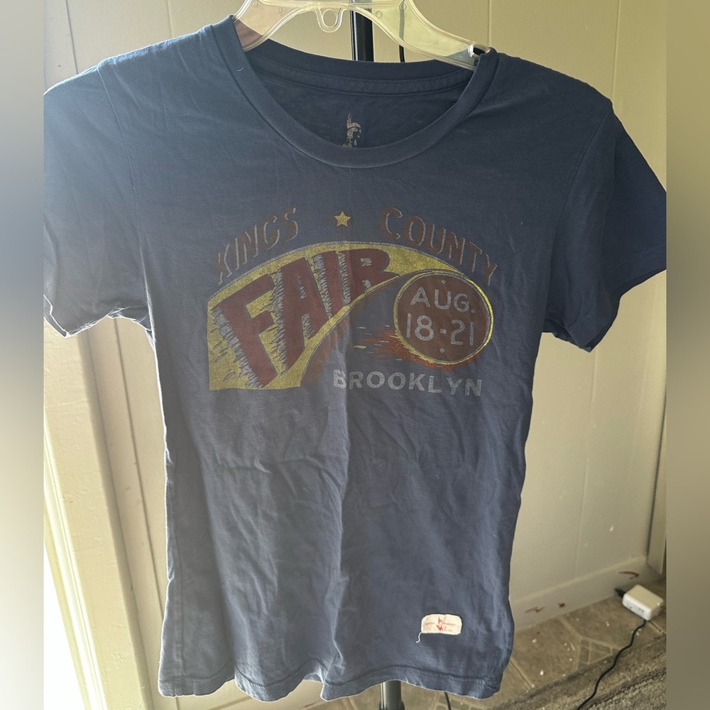 Blue graphic tee